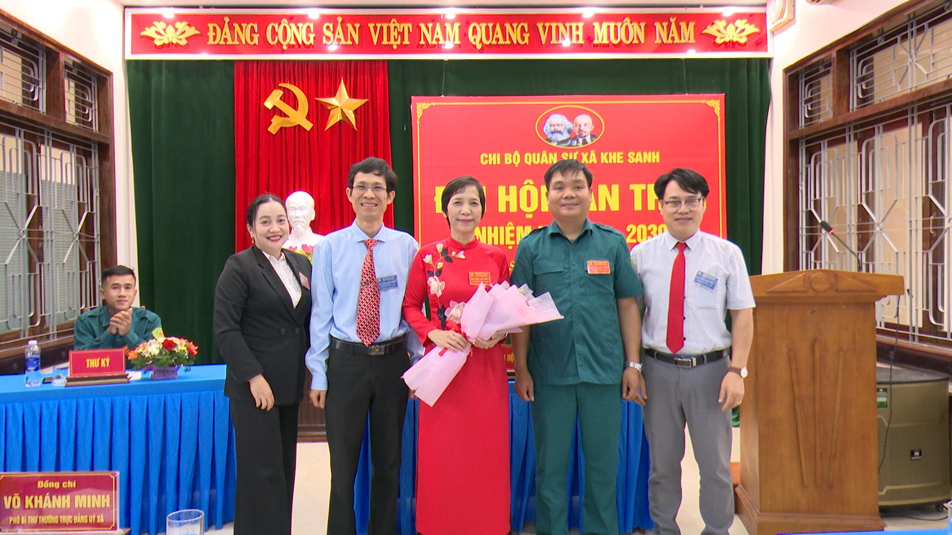 Đại hội chi bộ quân sự xã lần thứ I nhiệm kỳ 2025 -2030