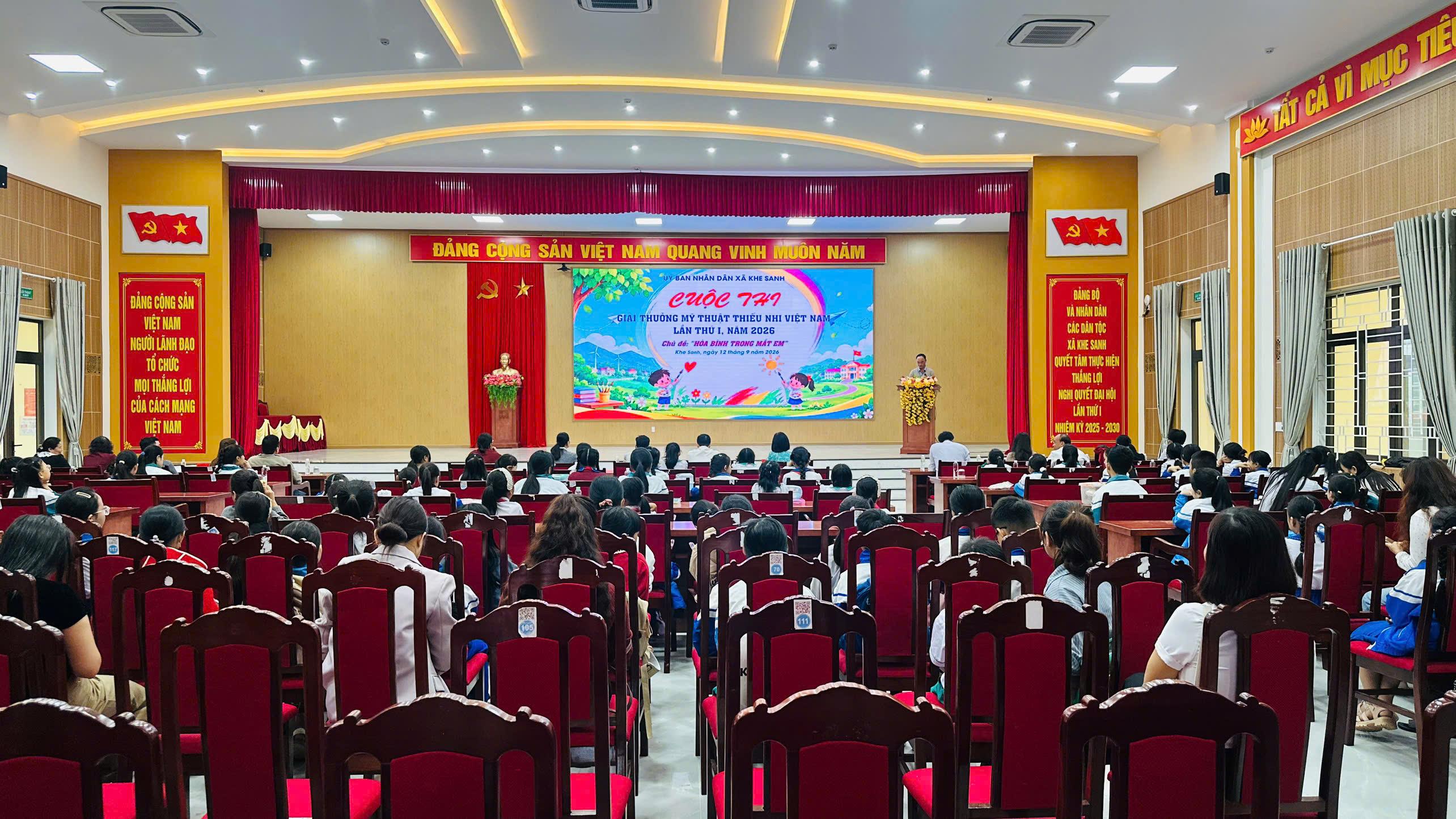 Khai mạc Cuộc thi “Giải thưởng Mỹ thuật Thiếu nhi Việt Nam” lần thứ I, năm 2026