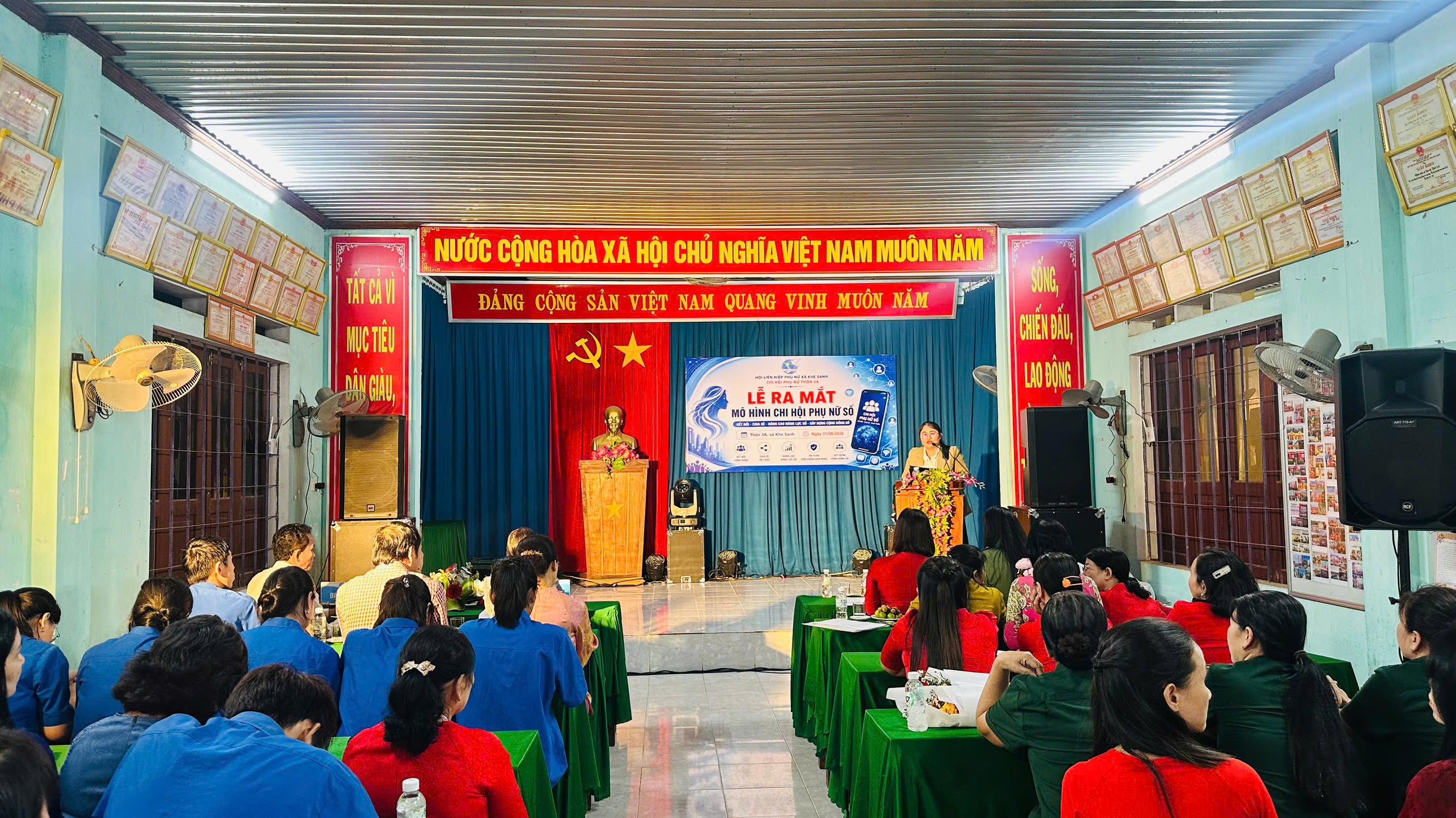 Thôn 3A, xã Khe Sanh ra mắt Chi hội Phụ nữ số