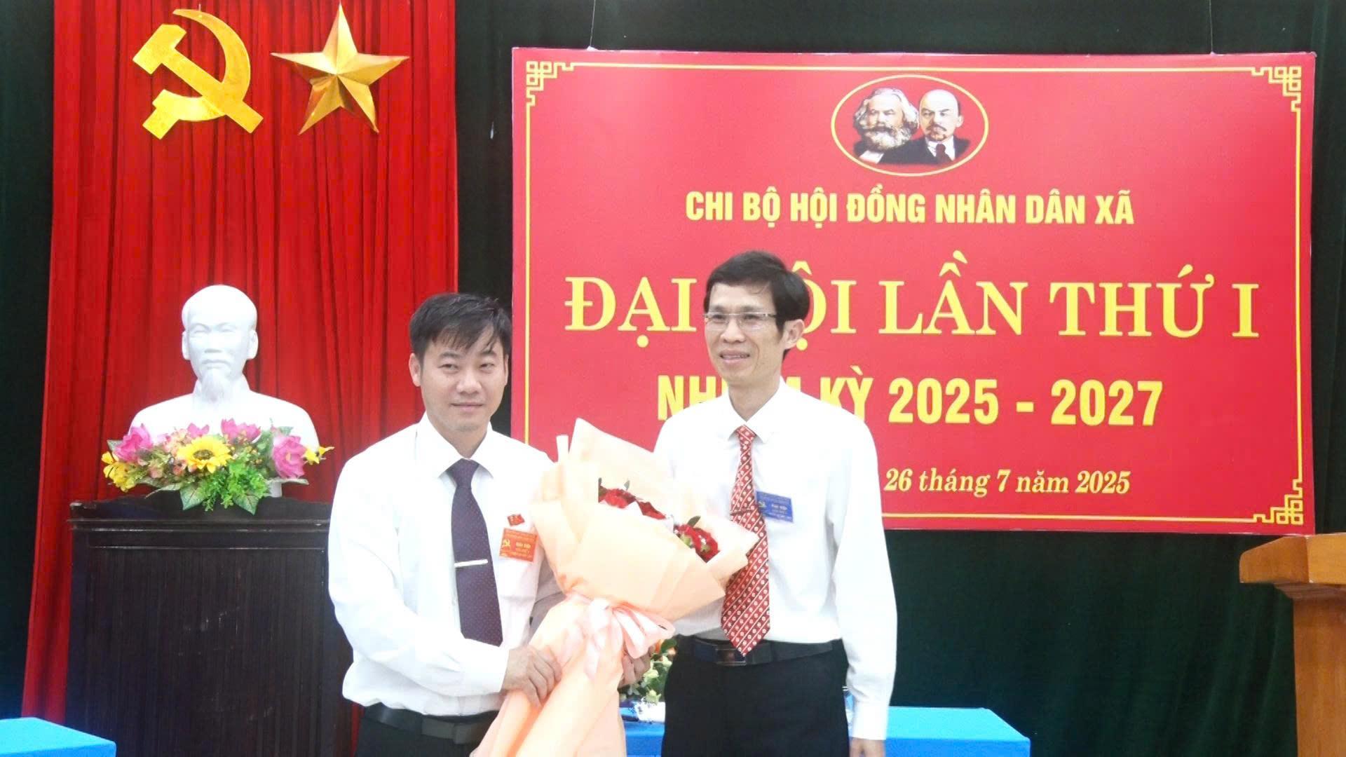 Chi bộ Hội đồng nhân dân xã Khe Sanh tổ chức Đại hội lần thứ I, nhiệm kỳ 2025-2027